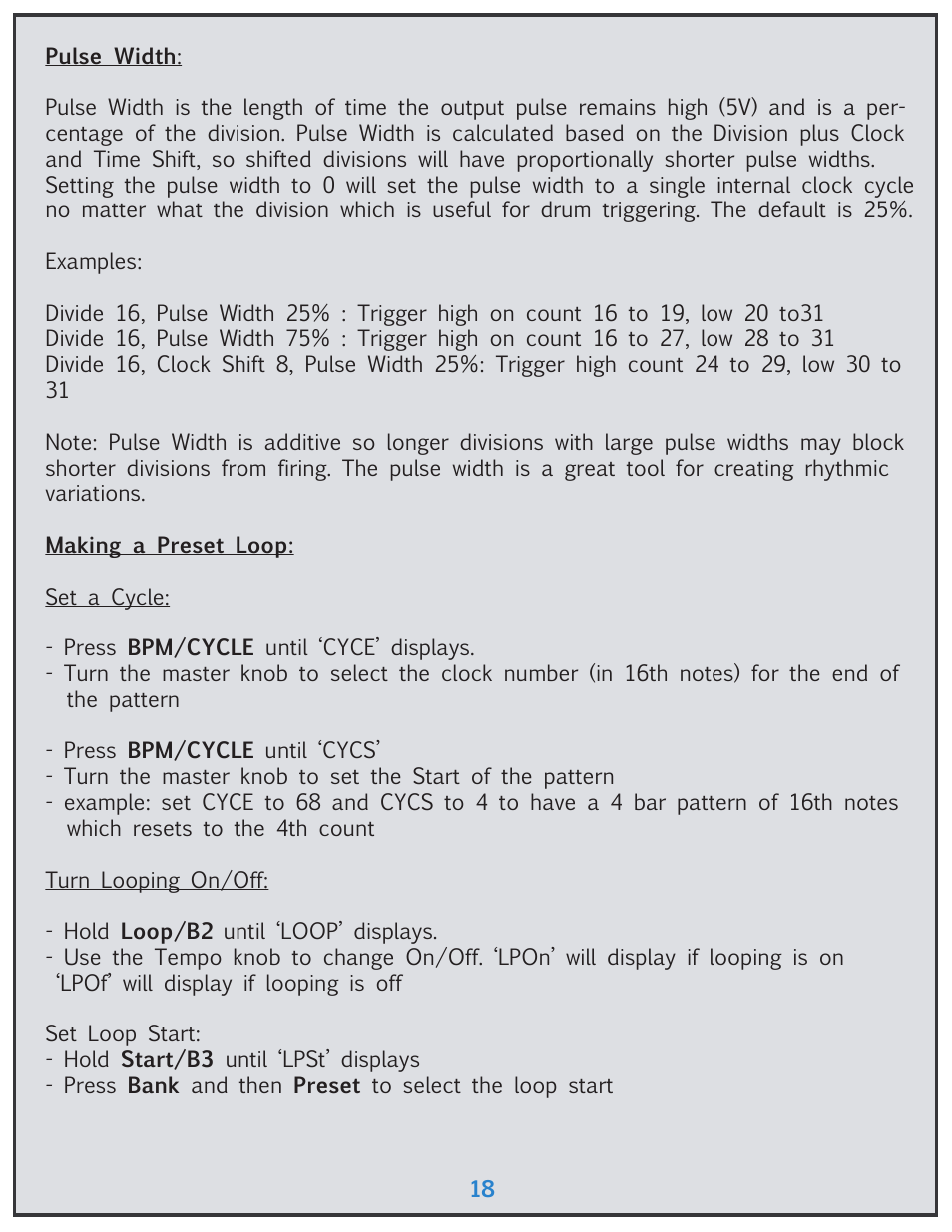 Tiptop Trigger Riot User Manual | Page 18 / 22