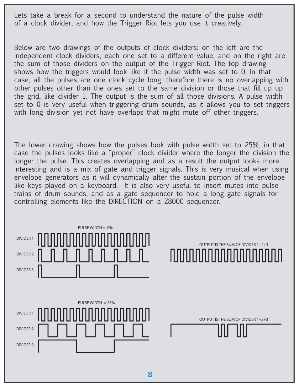 Tiptop Trigger Riot User Manual | Page 8 / 22