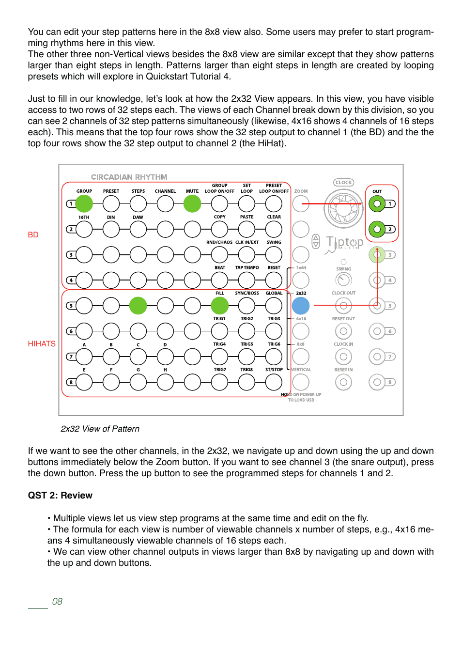 Tiptop Circadian Rhythms User Manual | Page 10 / 46