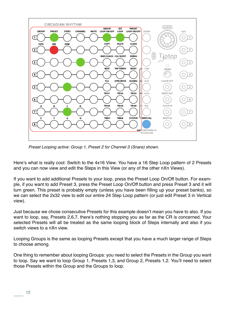 Tiptop Circadian Rhythms User Manual | Page 17 / 46
