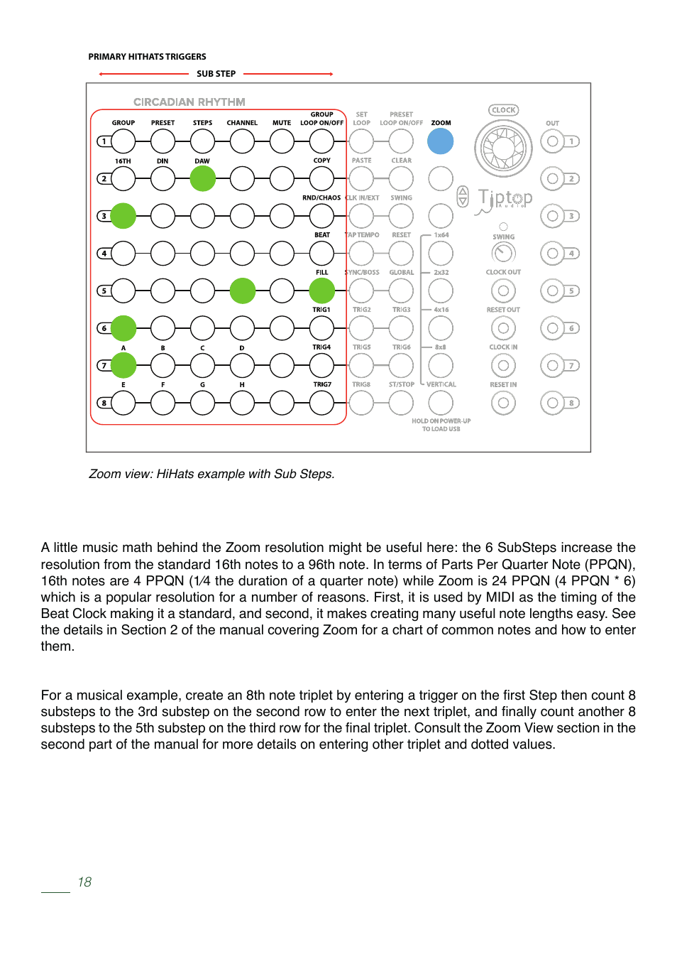 Tiptop Circadian Rhythms User Manual | Page 20 / 46