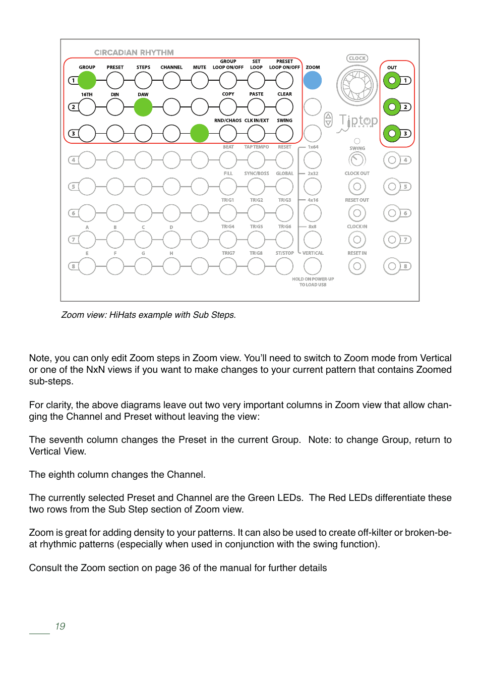 Tiptop Circadian Rhythms User Manual | Page 21 / 46
