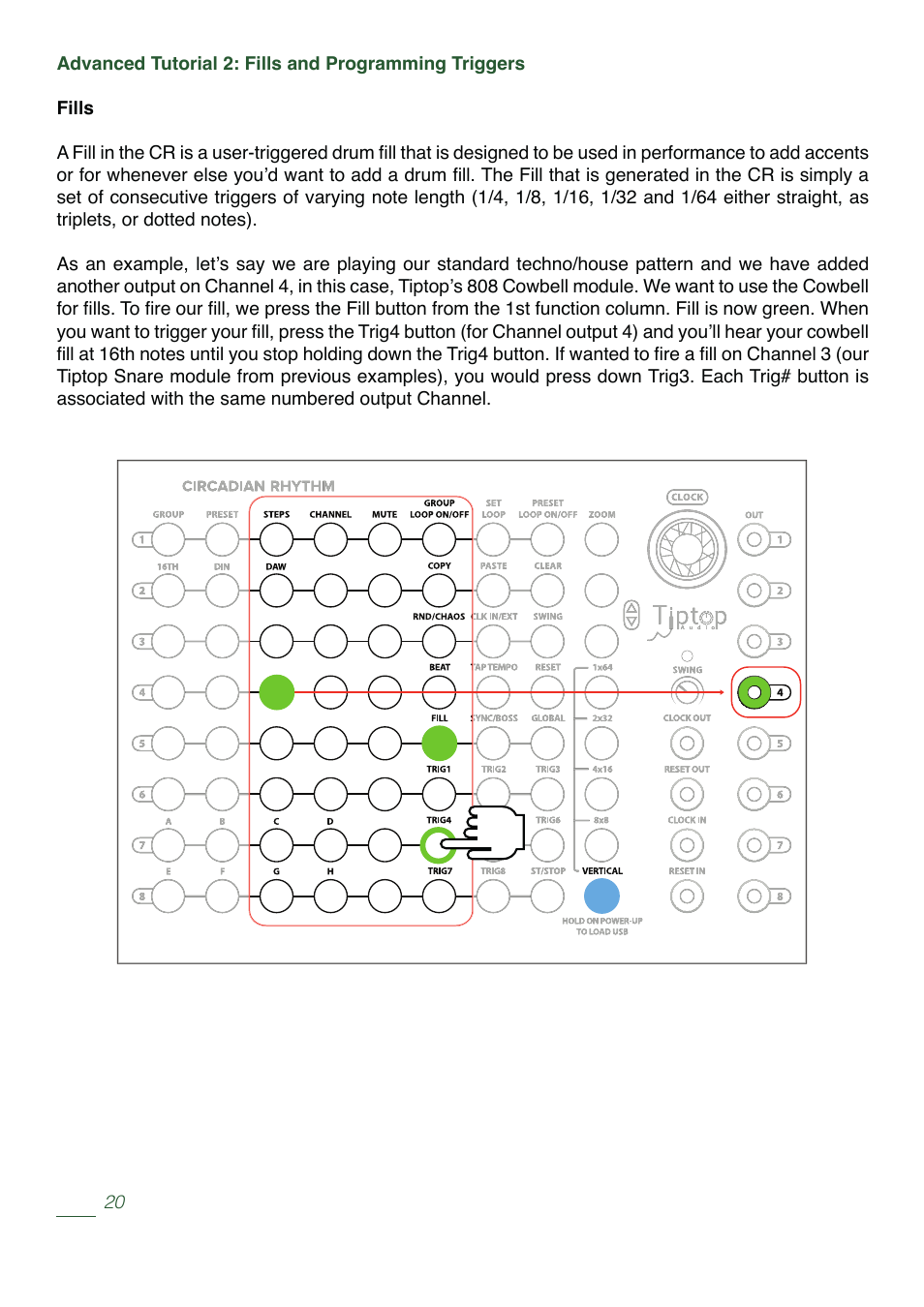 Tiptop Circadian Rhythms User Manual | Page 22 / 46