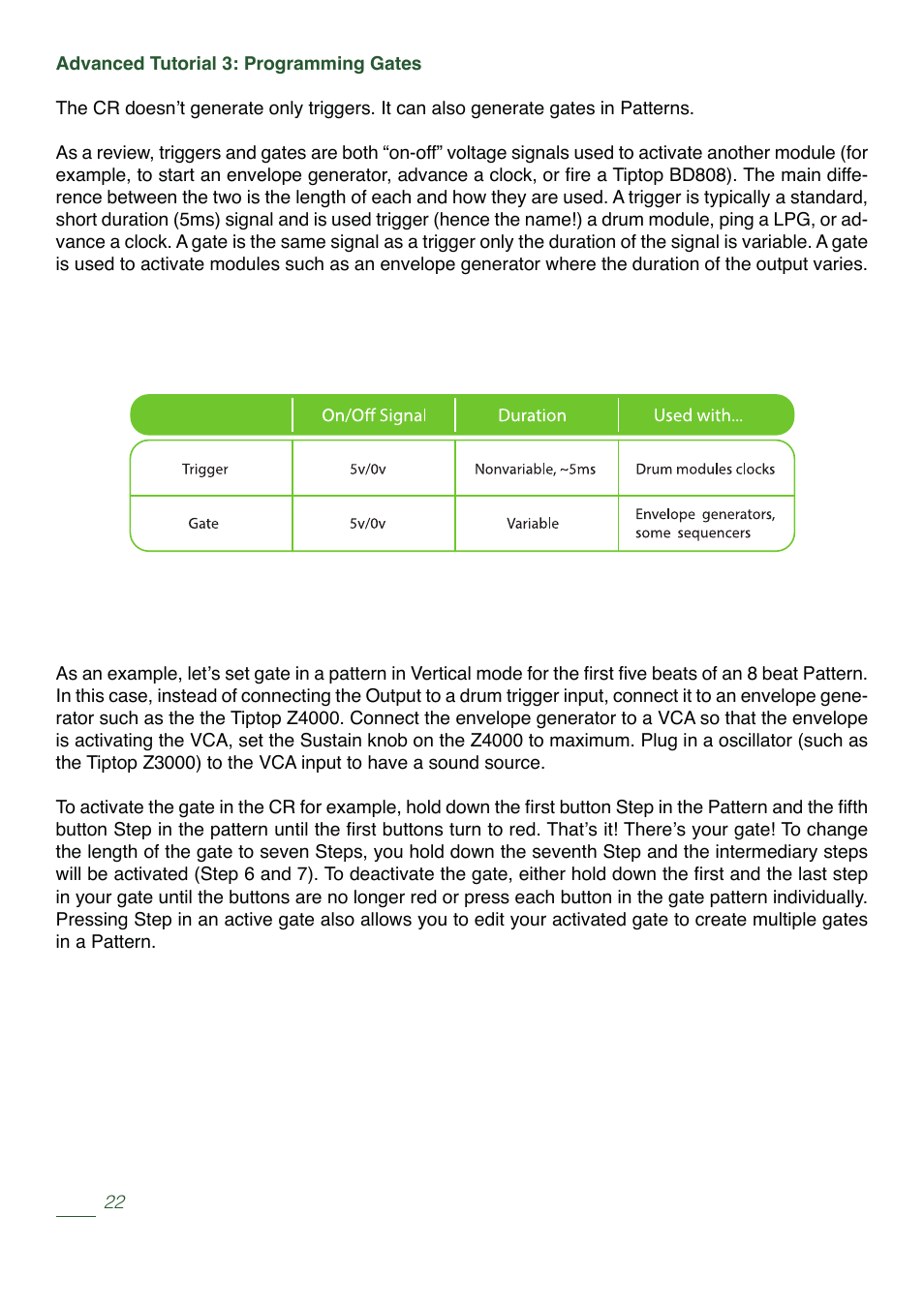 Tiptop Circadian Rhythms User Manual | Page 24 / 46