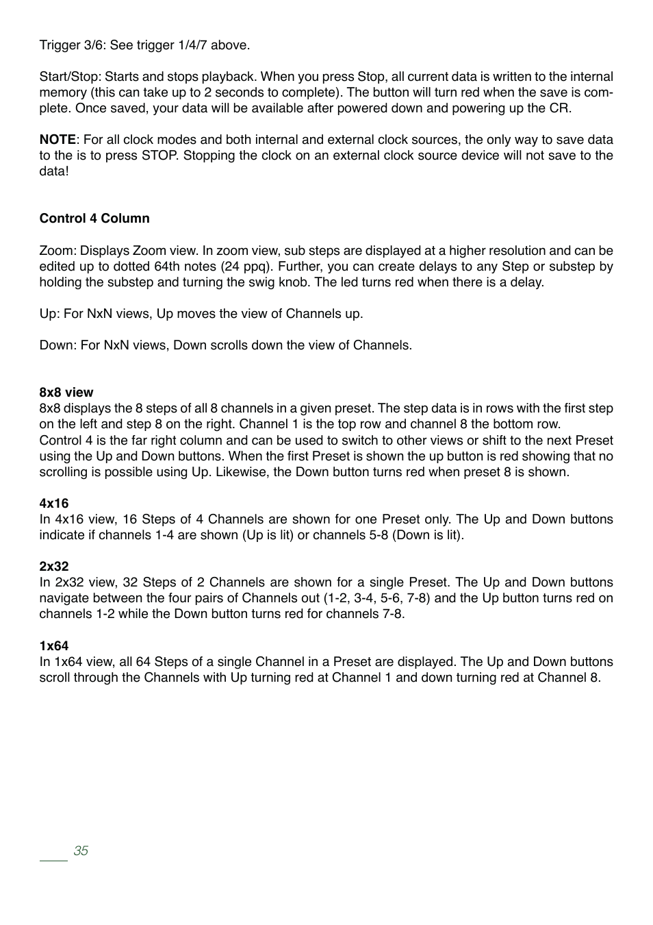 Tiptop Circadian Rhythms User Manual | Page 37 / 46