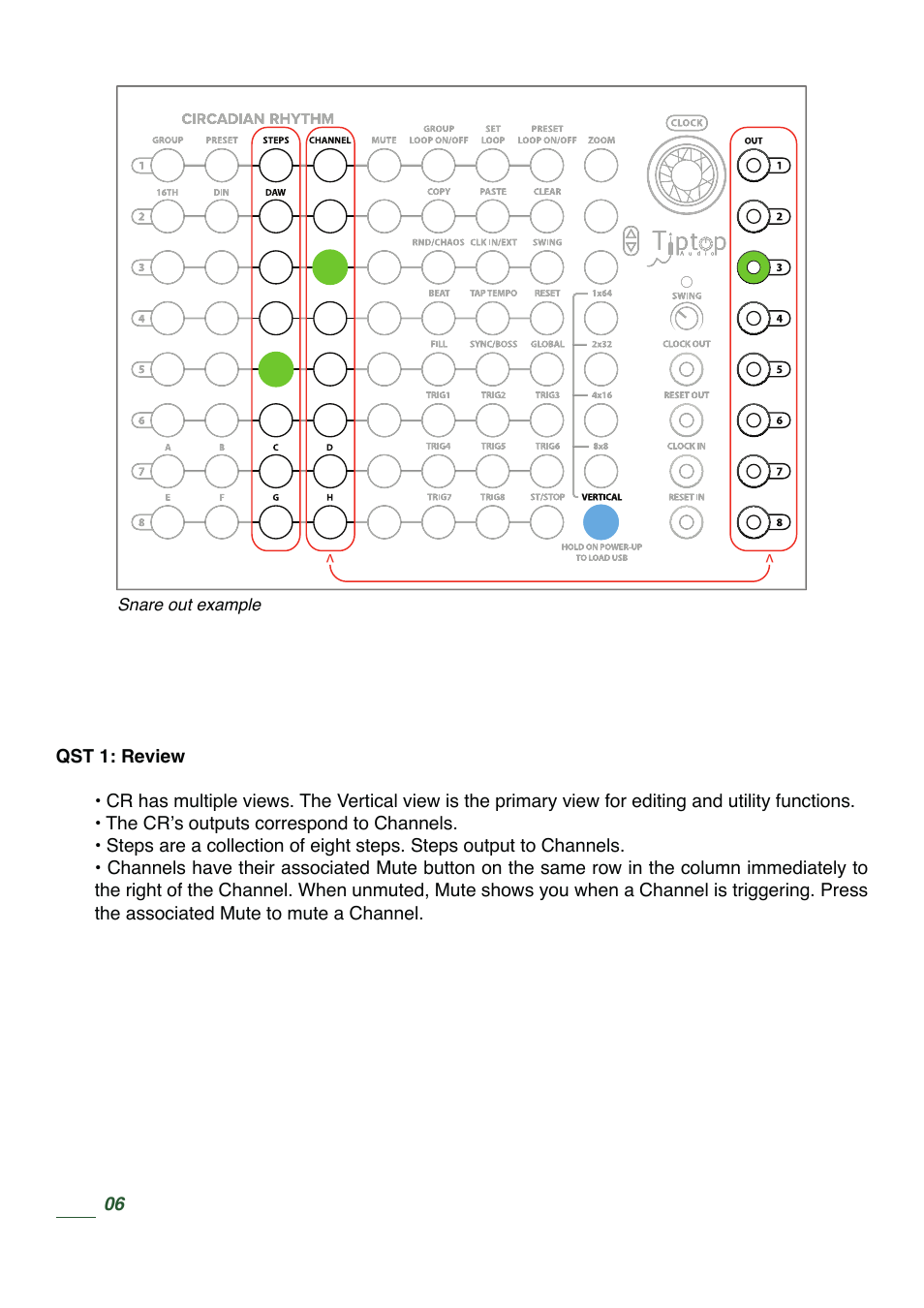 Tiptop Circadian Rhythms User Manual | Page 8 / 46