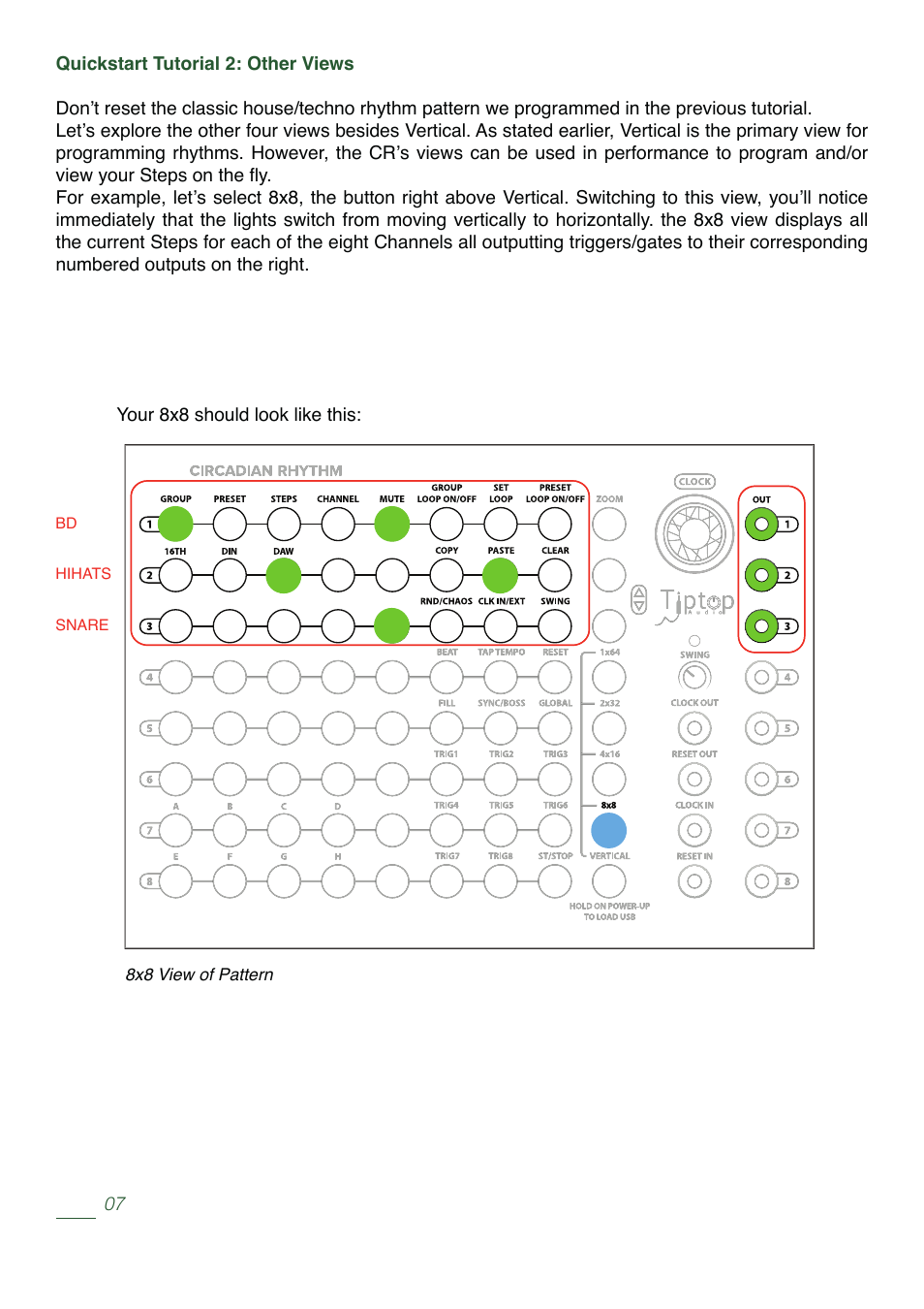 Tiptop Circadian Rhythms User Manual | Page 9 / 46
