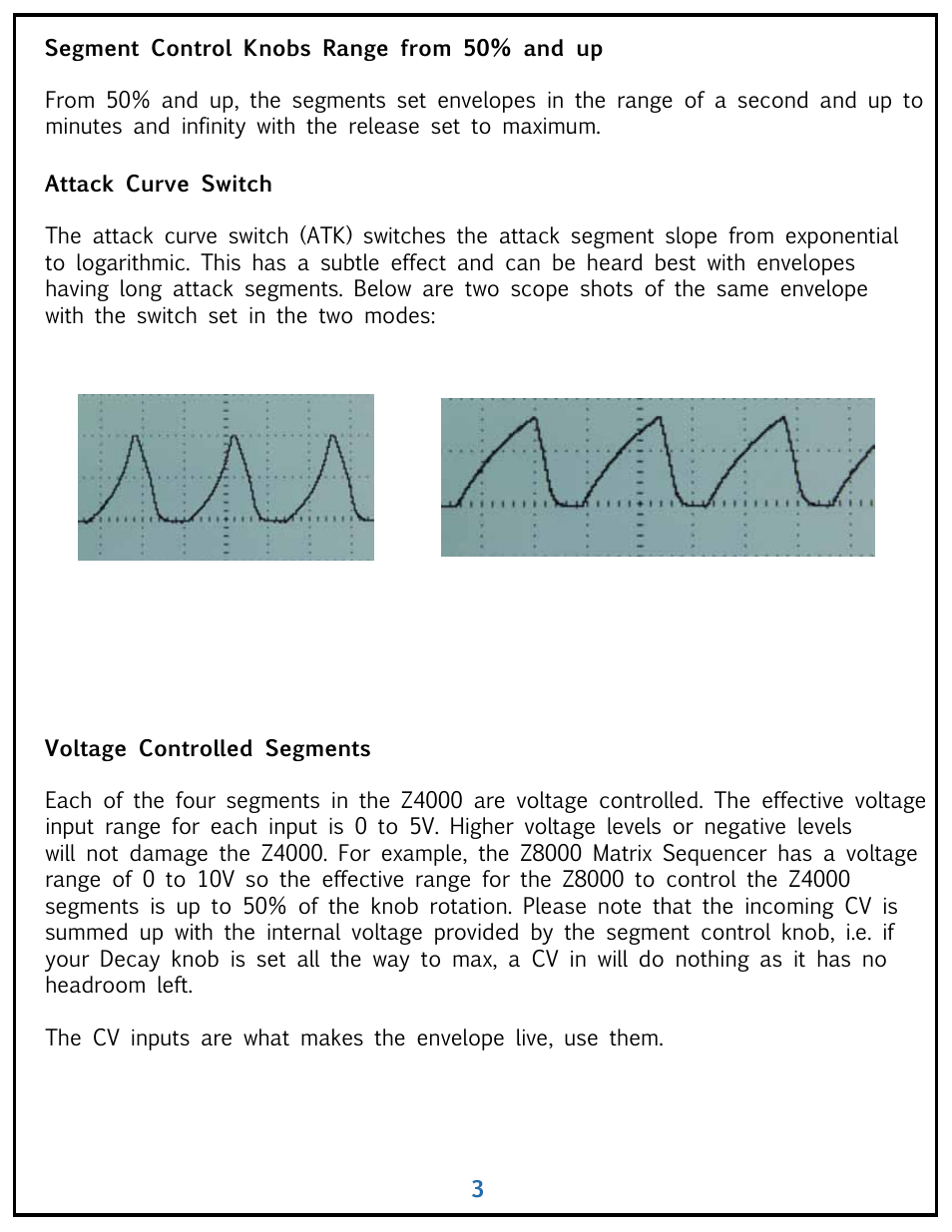 Tiptop Z4000 Envelope Generator User Manual | Page 3 / 4