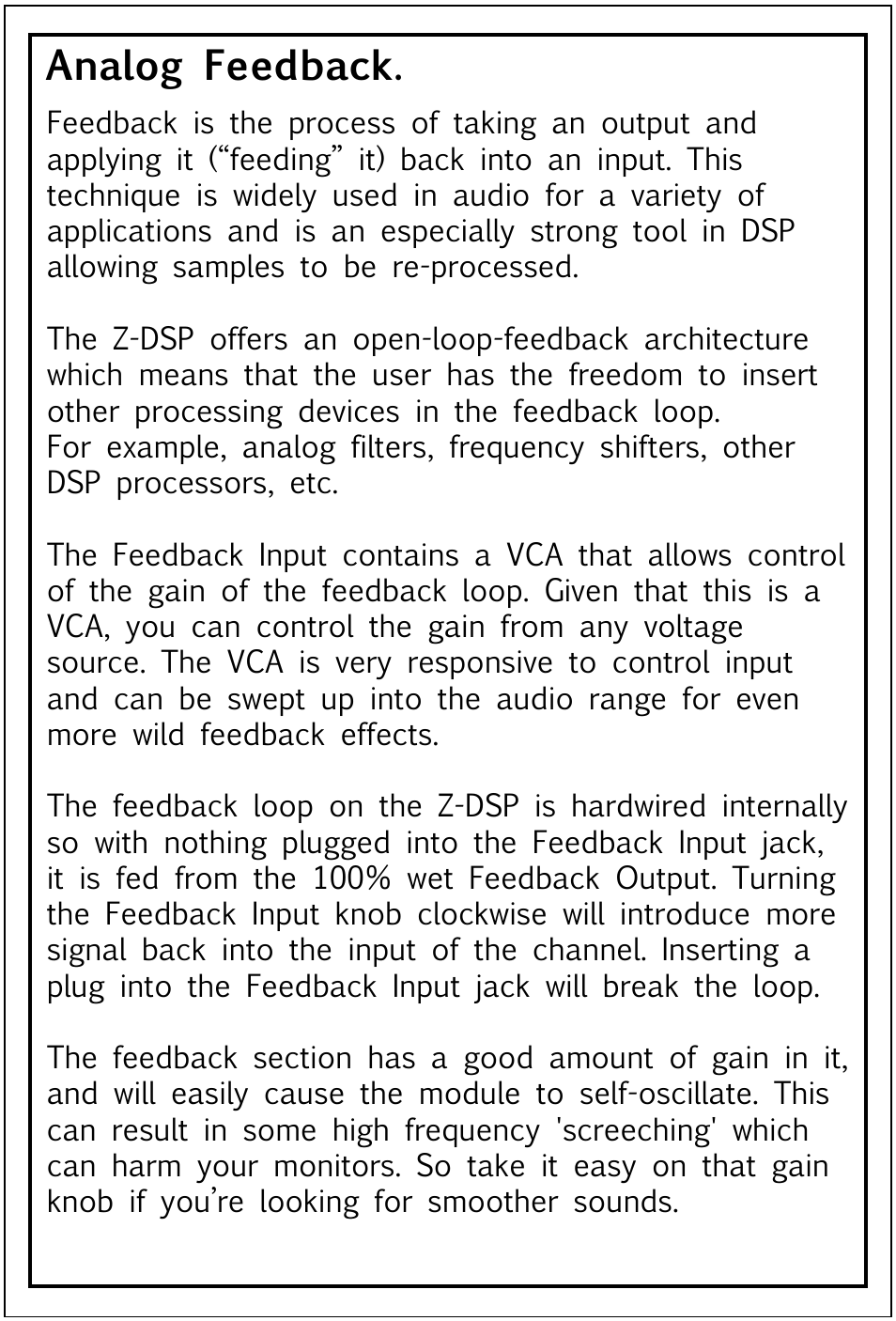 Tiptop Z-DSP User Manual | Page 7 / 19
