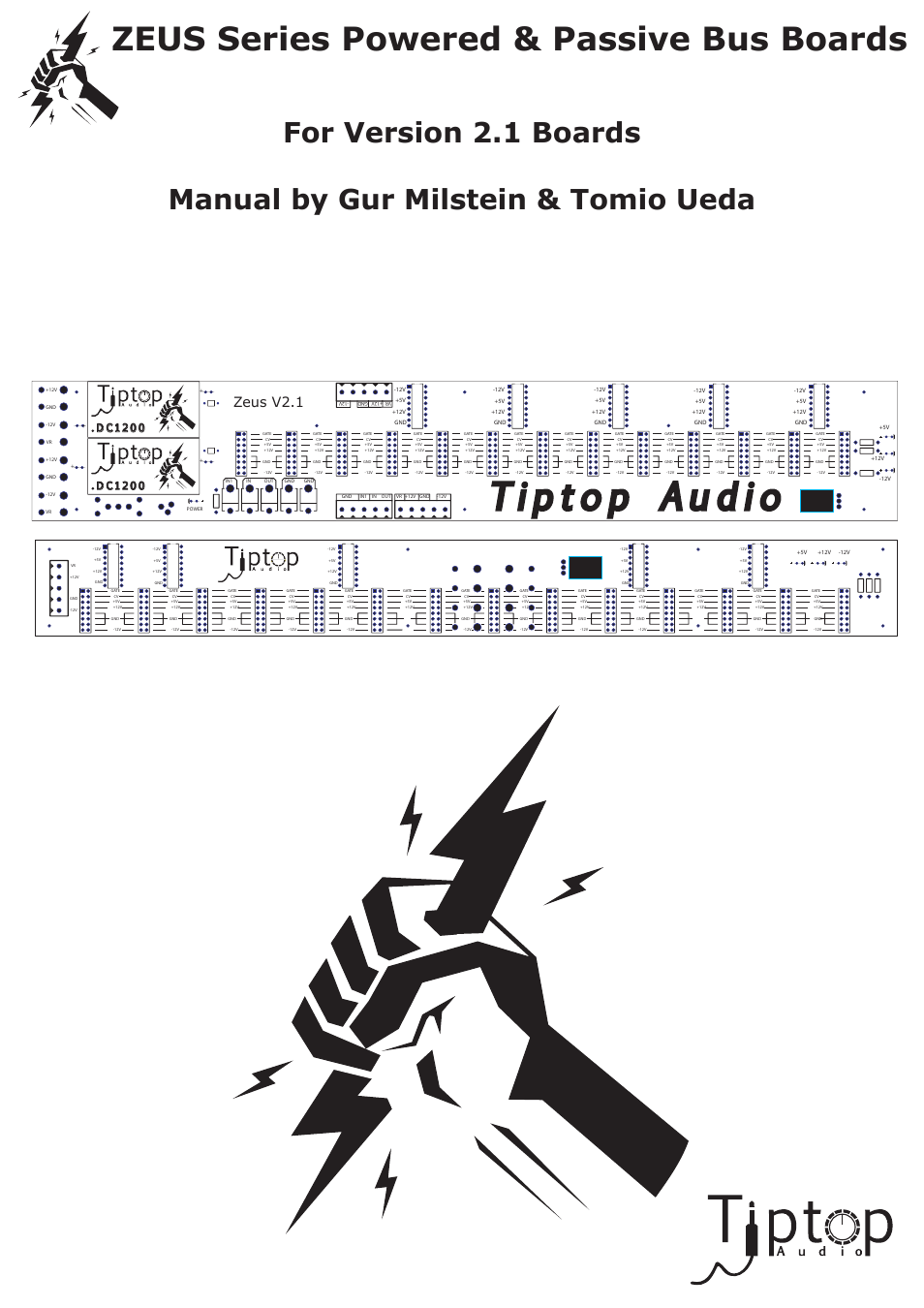 Zeus series powered & passive bus boards, Zeus v2.1, D c 1 2 0 0 | Tiptop Powered Bus User Manual | Page 21 / 22