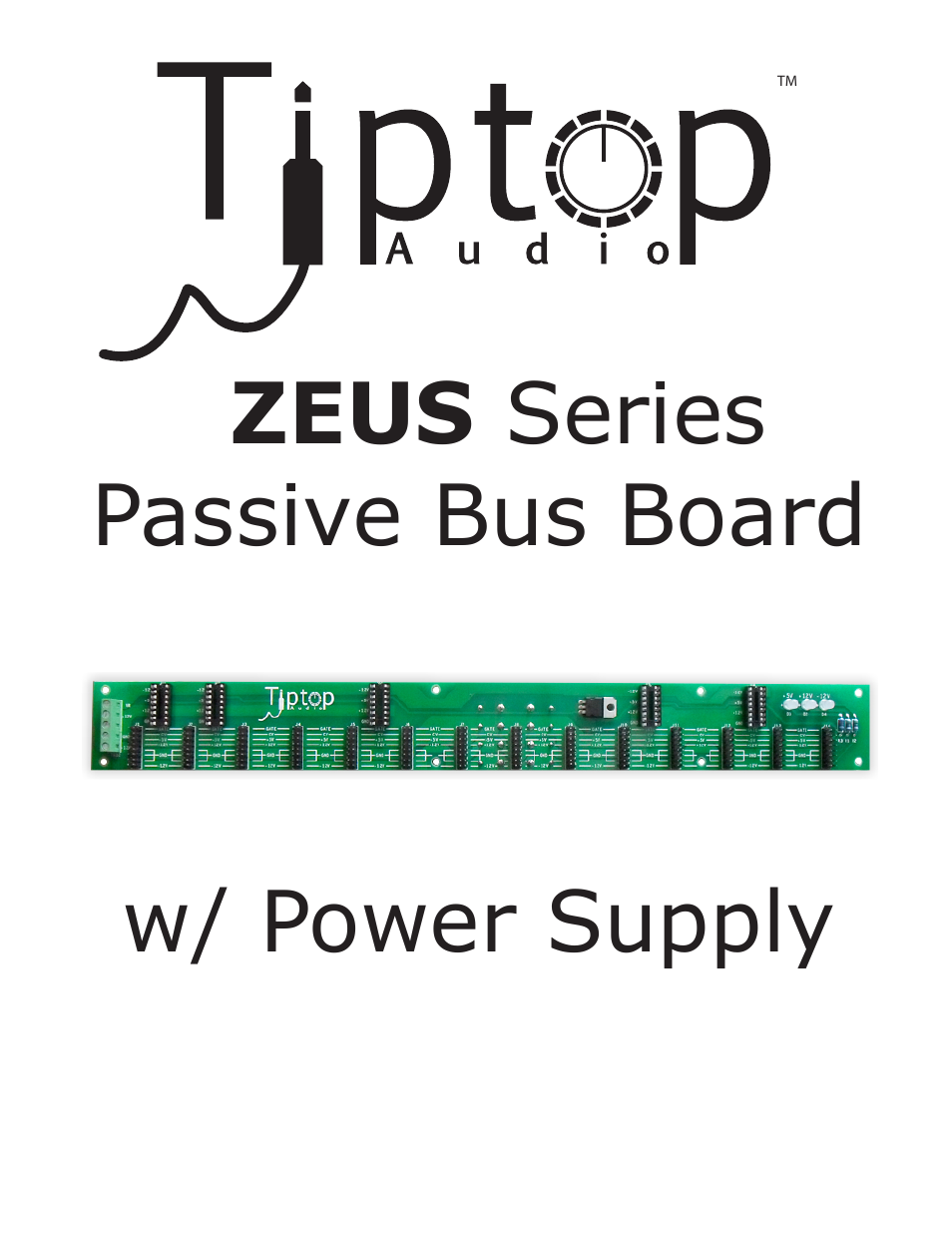 Tiptop Passive Bus User Manual | 4 pages