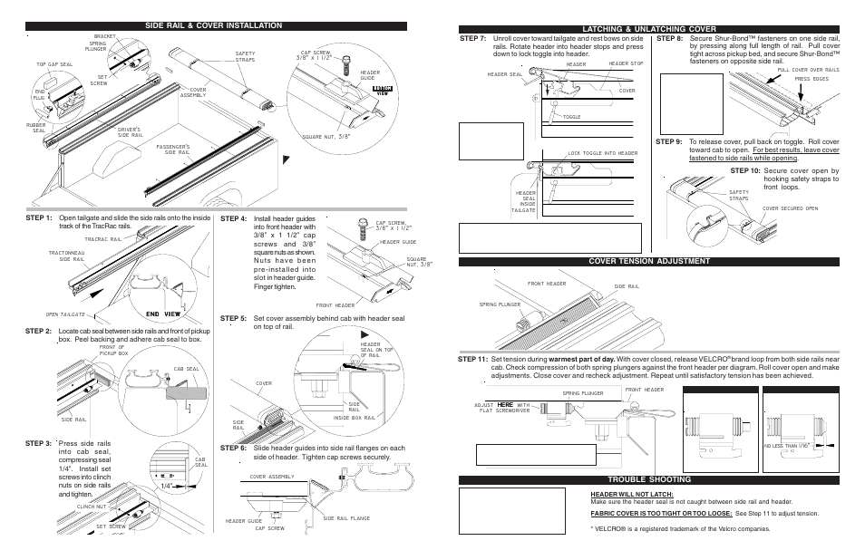 Questions | TracRac IM TracTonnuea User Manual | Page 2 / 2
