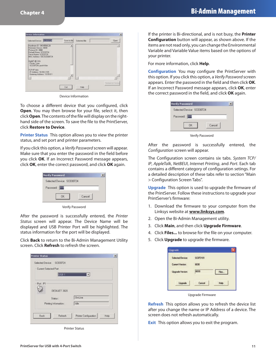 Bi-admin management | Cisco PSUS4 User Manual | Page 14 / 41