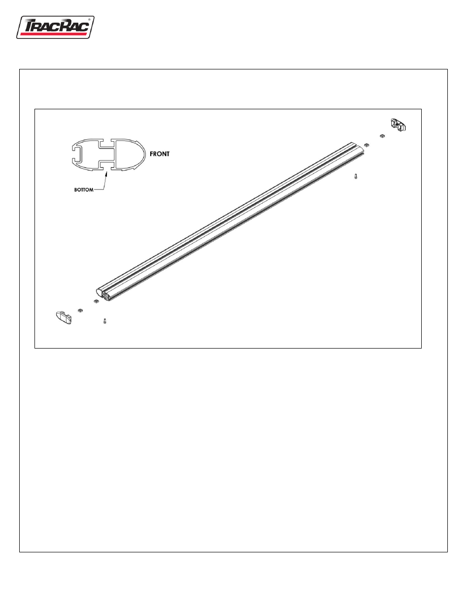 Crossbar assembly | TracRac IM CabRac User Manual | Page 4 / 8