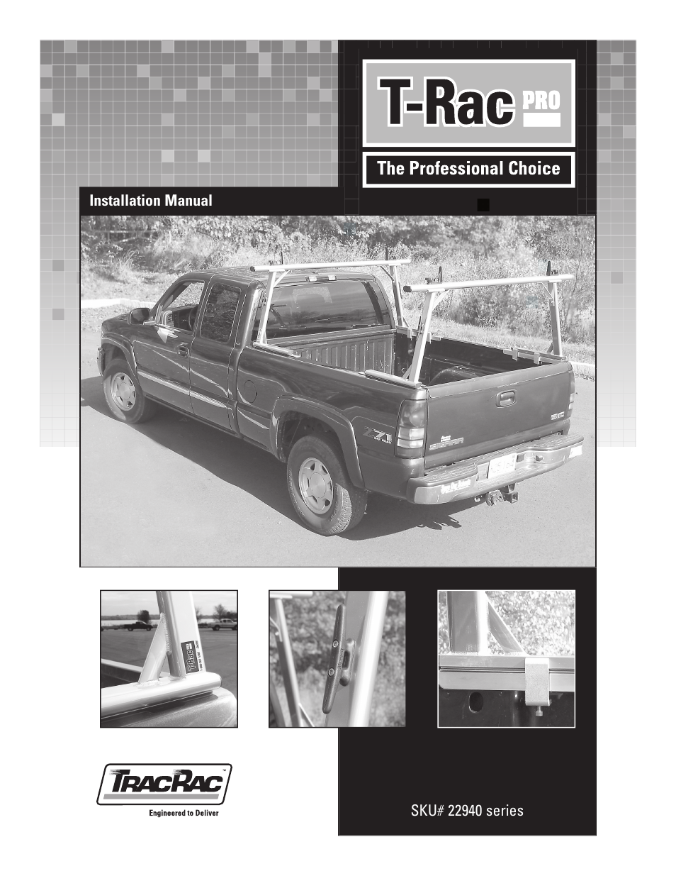 TracRac IM T-Rac Pro User Manual | 8 pages