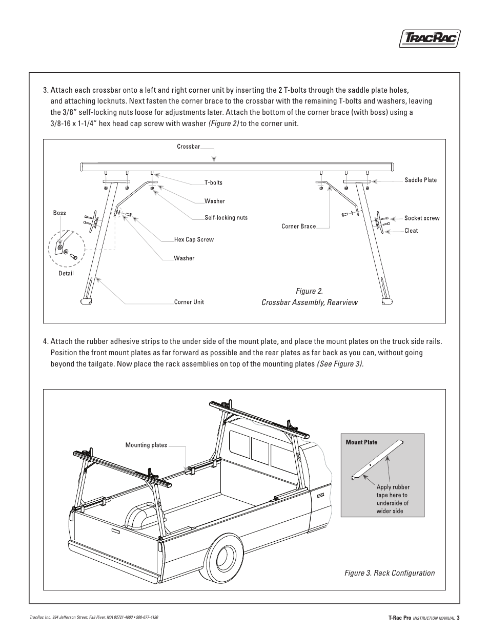 TracRac IM T-Rac Pro User Manual | Page 3 / 8