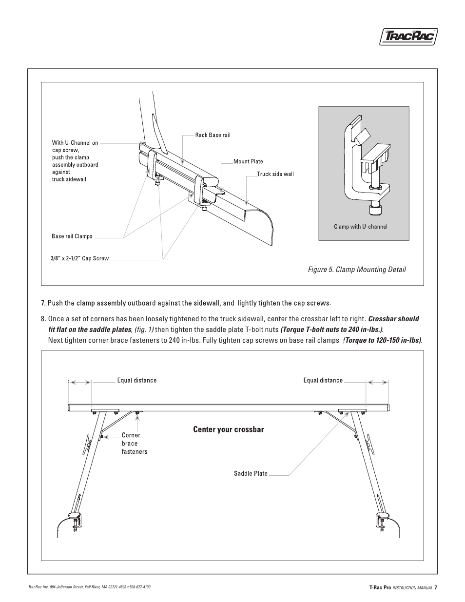 TracRac IM T-Rac Pro User Manual | Page 7 / 8