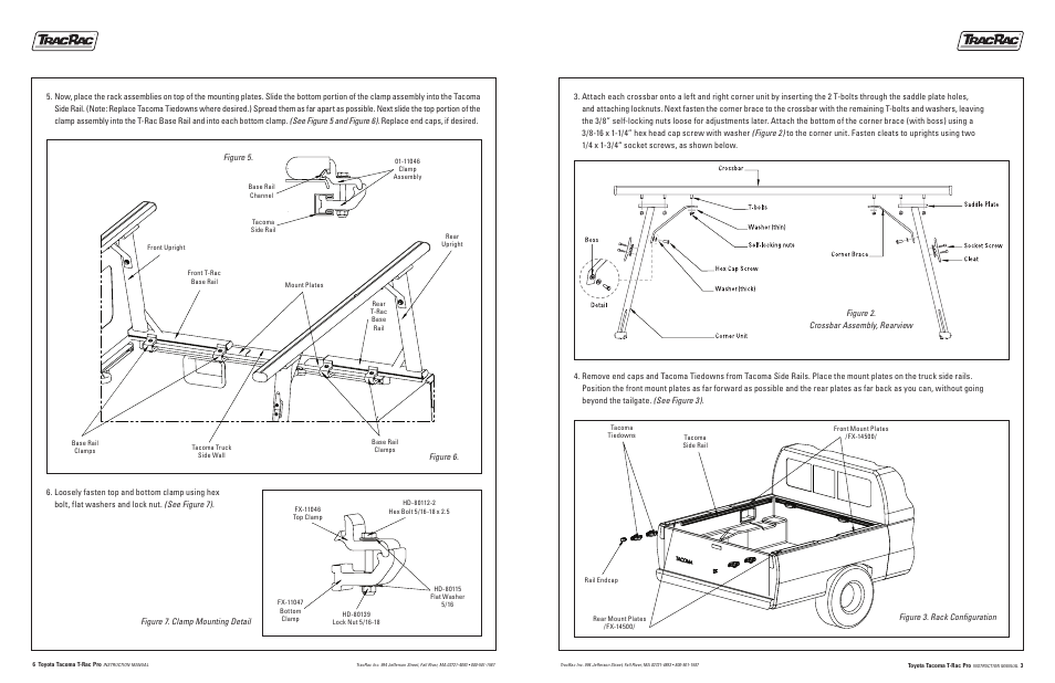 TracRac IM T-Rac Pro Tacoma User Manual | Page 3 / 4