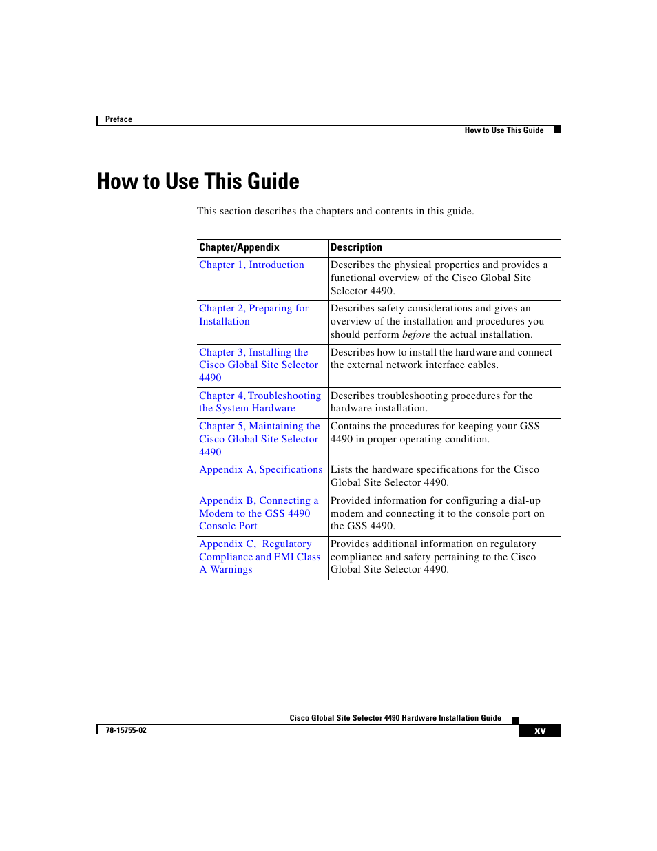 How to use this guide | Cisco 4490 User Manual | Page 15 / 92