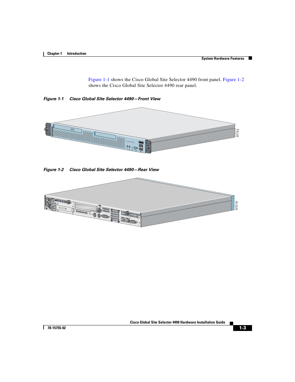 Figure 1-1, Figure 1-2 | Cisco 4490 User Manual | Page 25 / 92