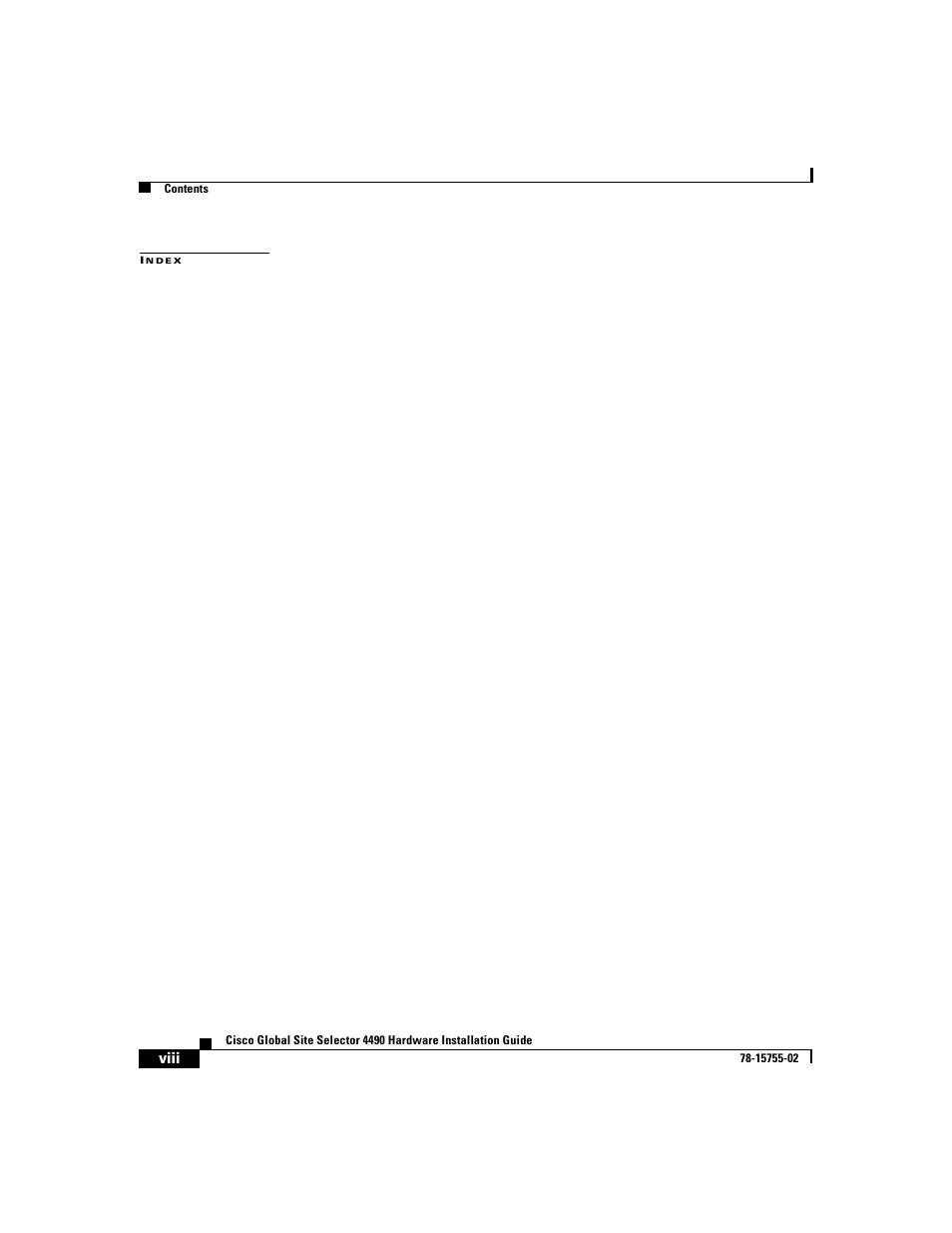 Viii | Cisco 4490 User Manual | Page 8 / 92