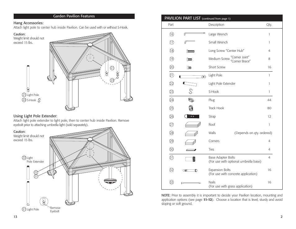 Treasure Garden GP12120 User Manual | Page 3 / 16