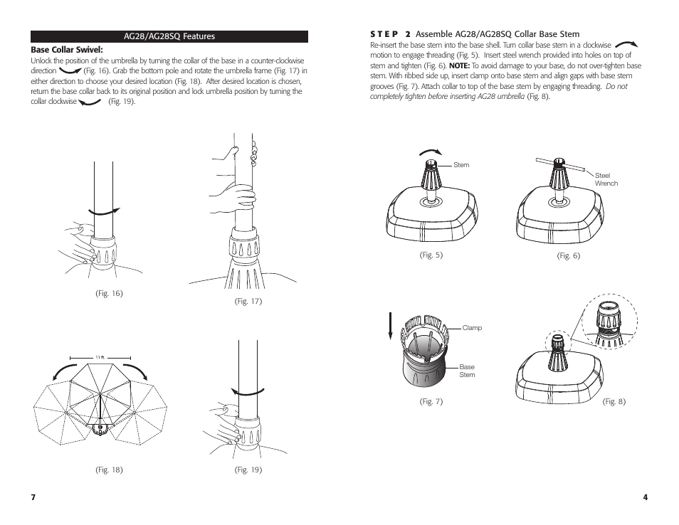 Treasure Garden AG28SQ User Manual | Page 5 / 12