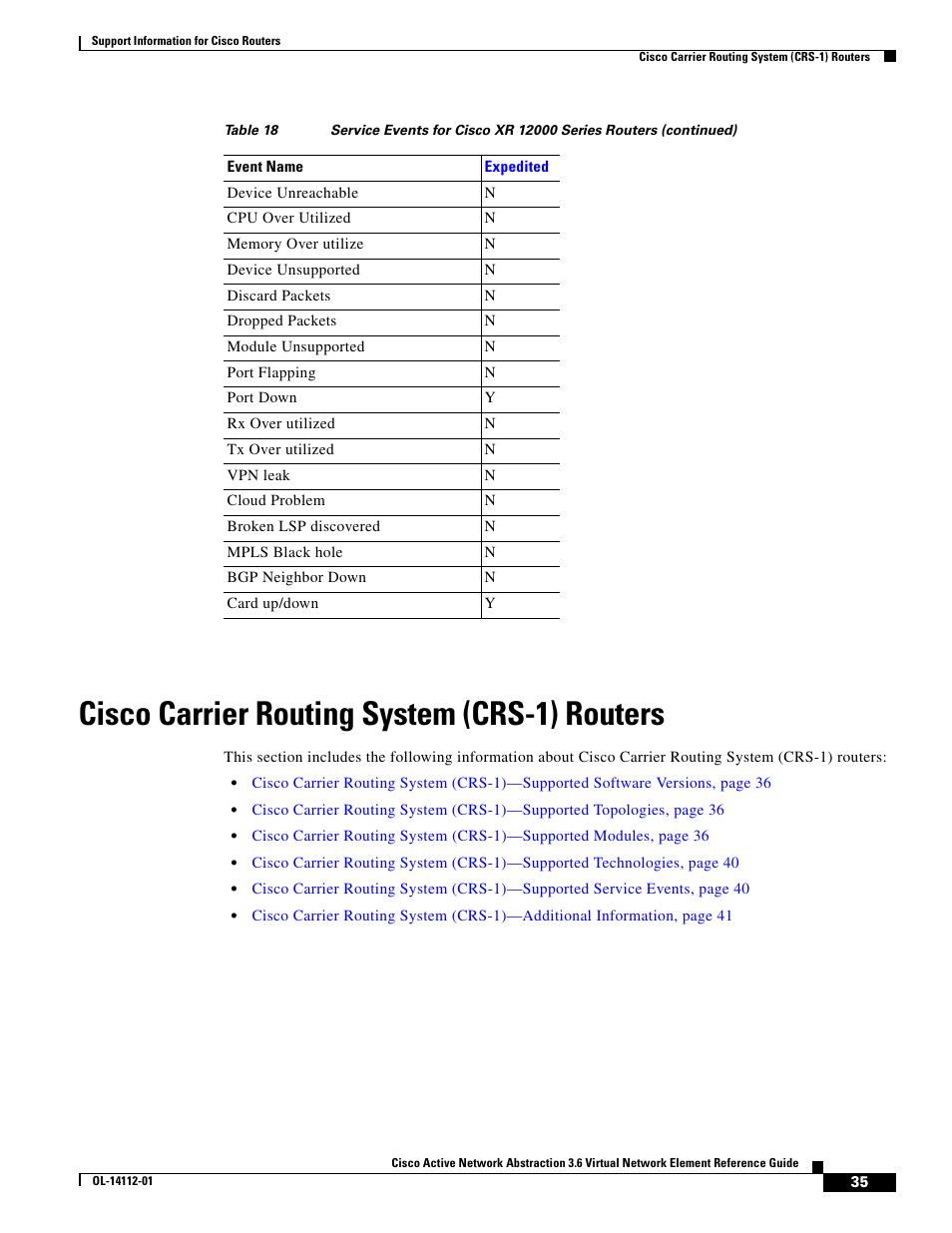 Cisco carrier routing system (crs-1) routers | Cisco 7200 User Manual | Page 27 / 50