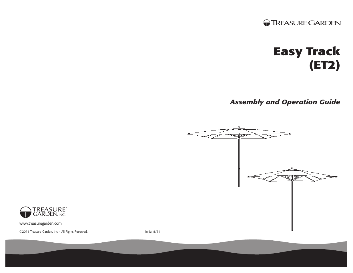 Treasure Garden ET2SQ User Manual | 8 pages