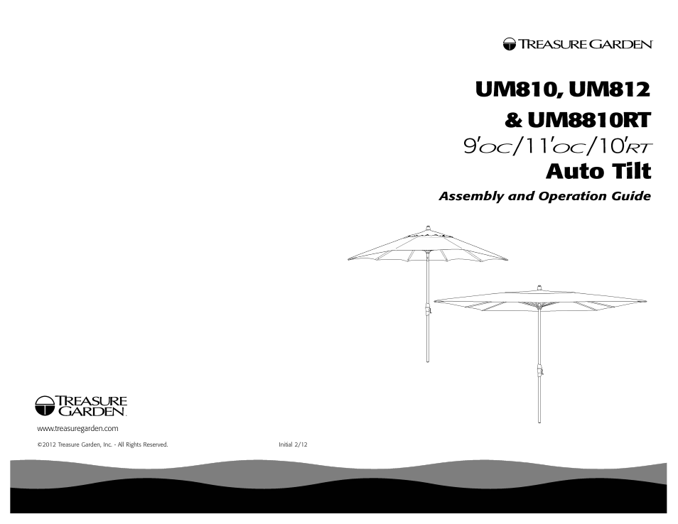Treasure Garden Auto Tilt User Manual | Page 4 / 4