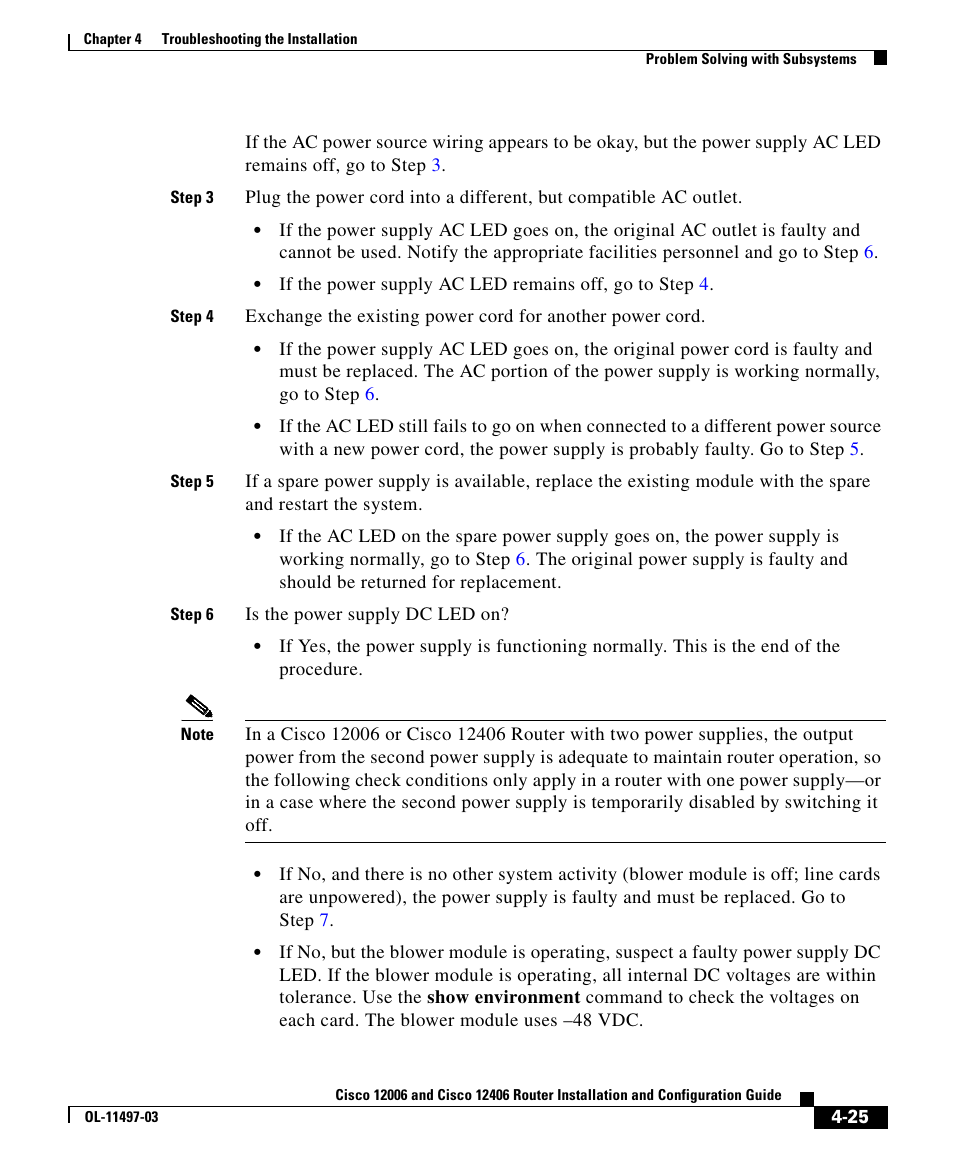 Cisco 12406 User Manual | Page 25 / 36
