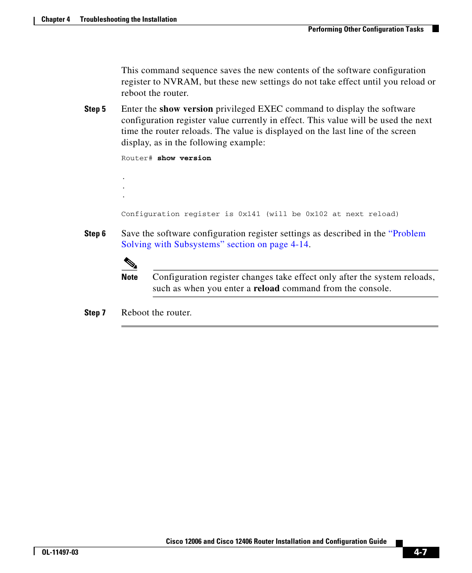 Cisco 12406 User Manual | Page 7 / 36