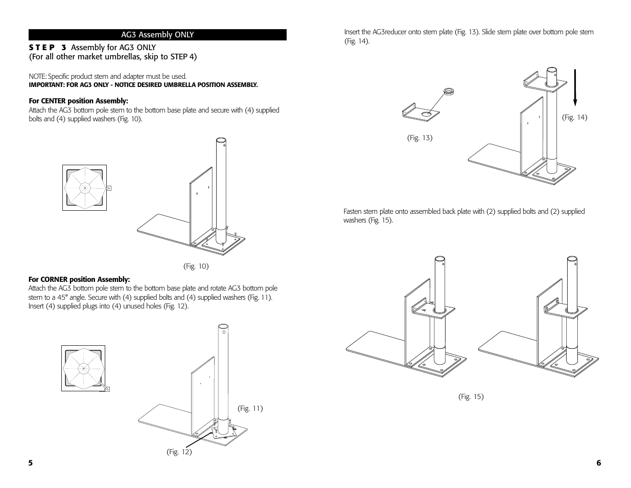 Treasure Garden BS-AG Spa Base User Manual | Page 6 / 12