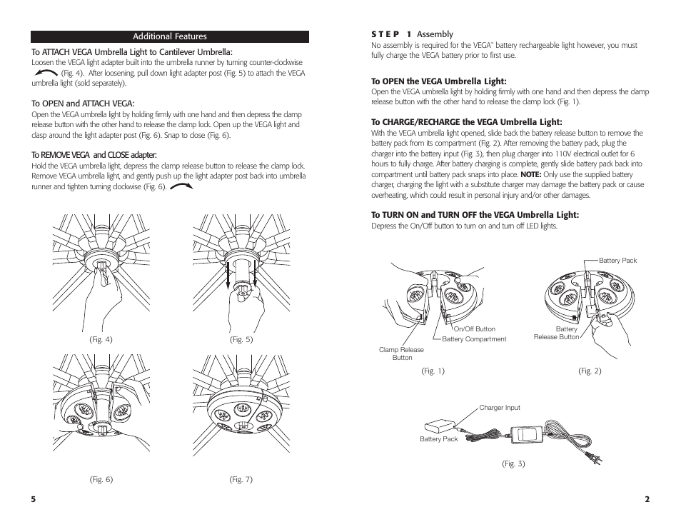 Treasure Garden Vega-L User Manual | Page 3 / 8
