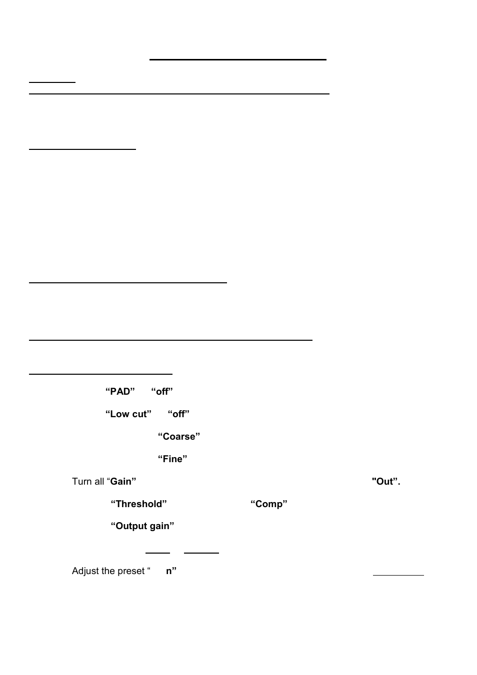 Adjustment procedure | Tube Tech MEC 1A Recording Channel User Manual | Page 5 / 7