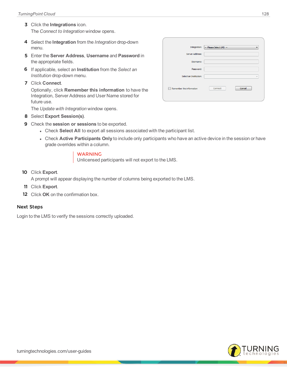Turning Technologies TurningPoint Cloud User Manual | Page 128 / 148