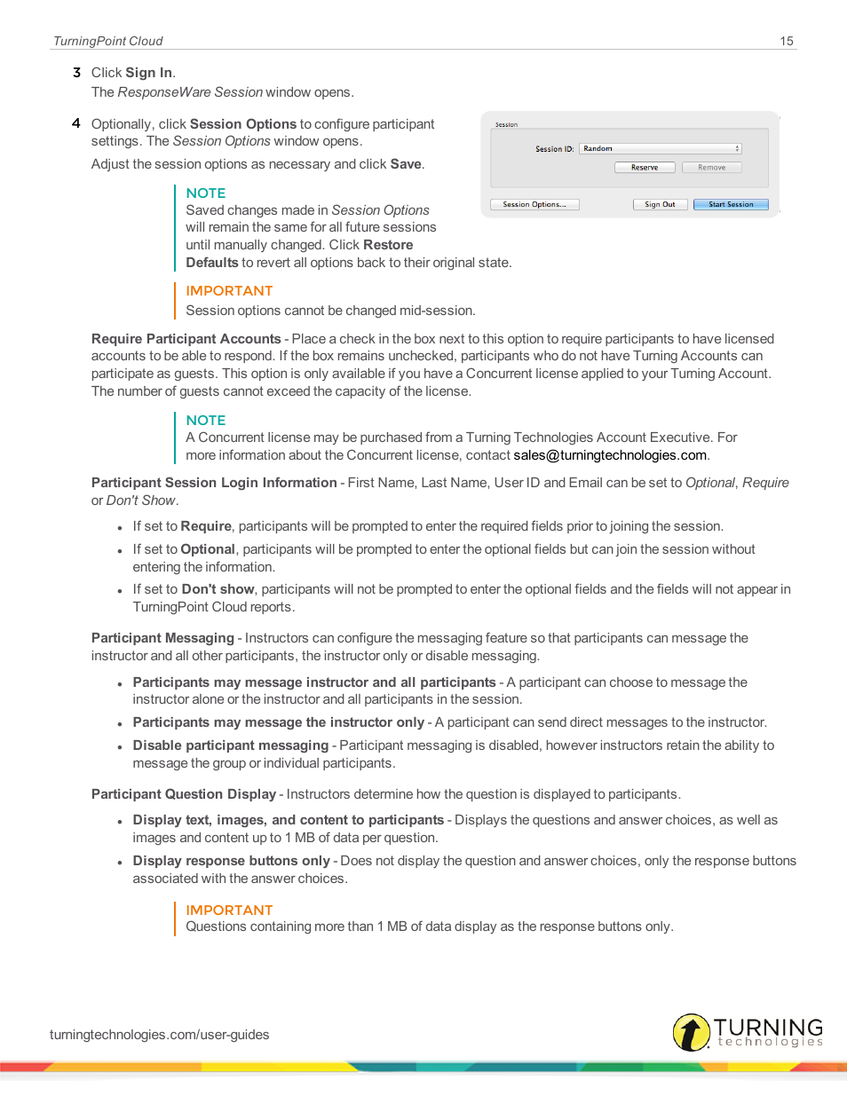 Turning Technologies TurningPoint Cloud User Manual | Page 15 / 148