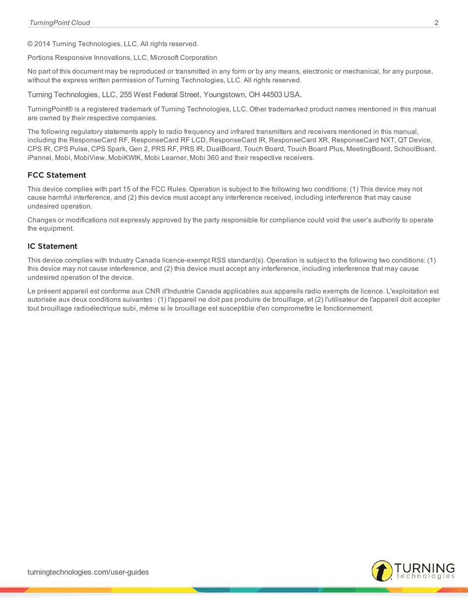 Turning Technologies TurningPoint Cloud User Manual | Page 2 / 148