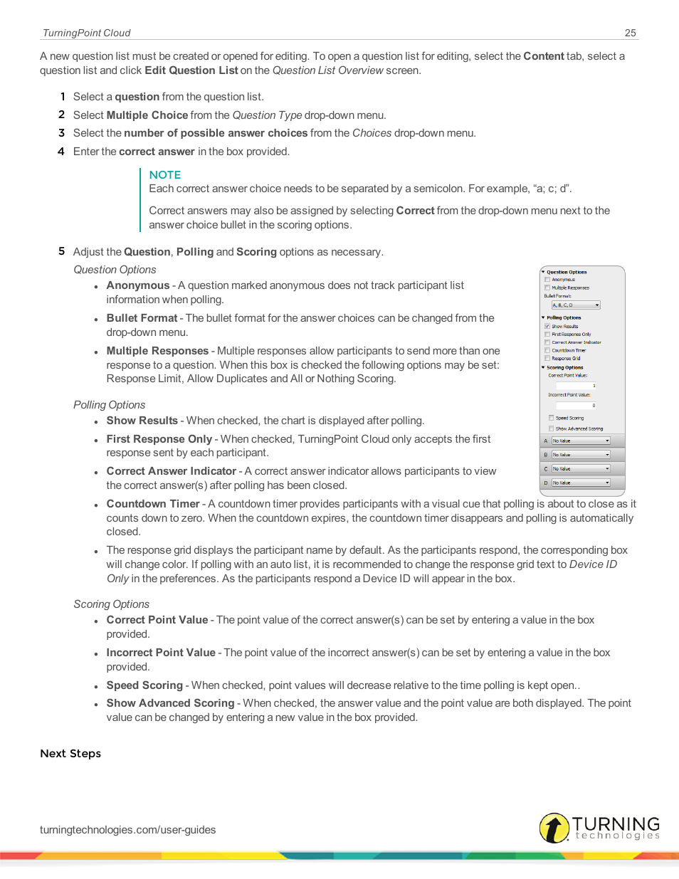 Turning Technologies TurningPoint Cloud User Manual | Page 25 / 148
