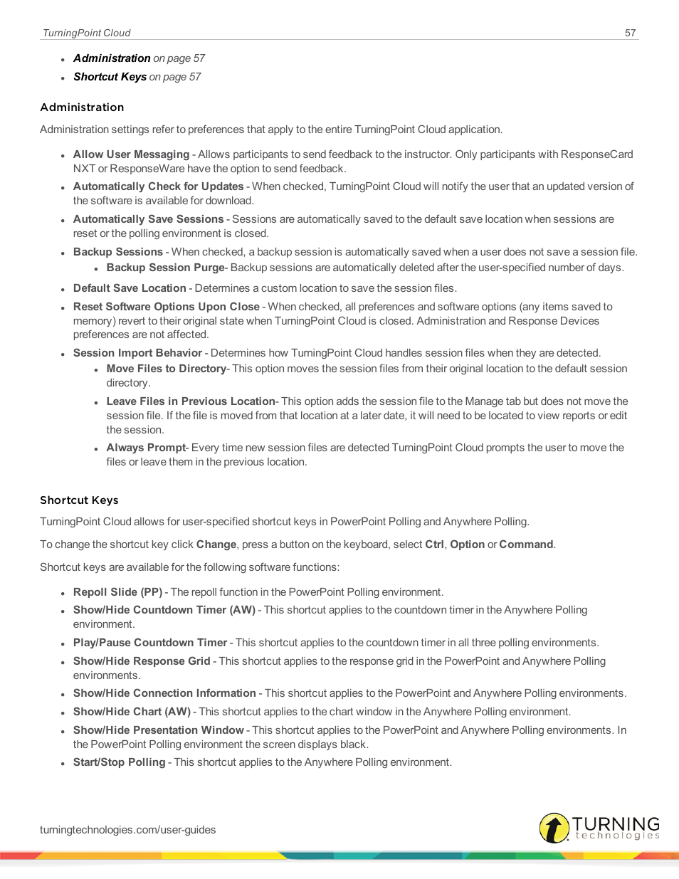 Turning Technologies TurningPoint Cloud User Manual | Page 57 / 148