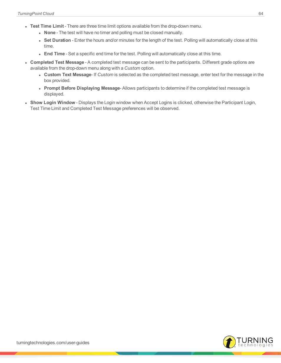 Turning Technologies TurningPoint Cloud User Manual | Page 64 / 148