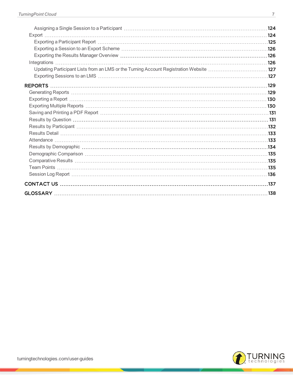 Turning Technologies TurningPoint Cloud User Manual | Page 7 / 148