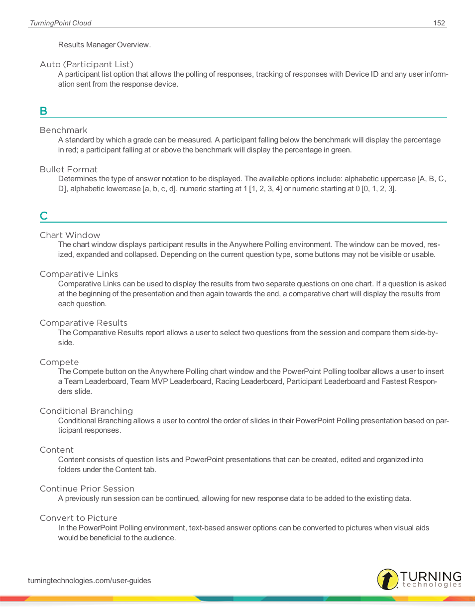 Turning Technologies TurningPoint Cloud User Manual | Page 152 / 161