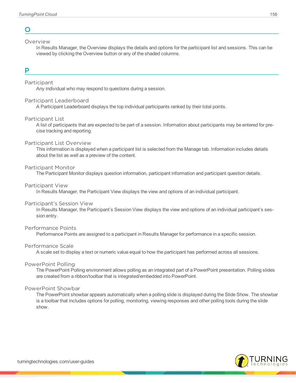 Turning Technologies TurningPoint Cloud User Manual | Page 156 / 161