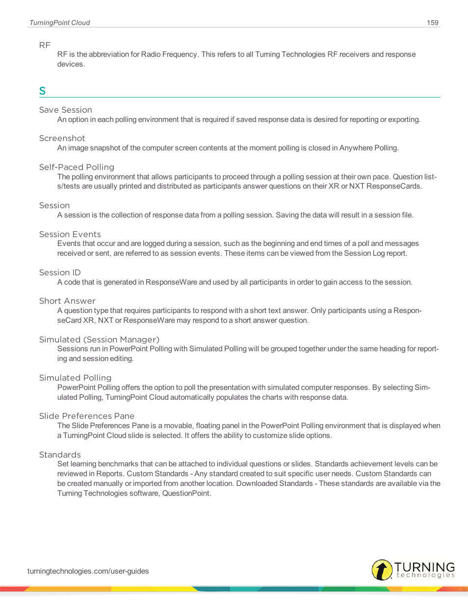 Turning Technologies TurningPoint Cloud User Manual | Page 159 / 161