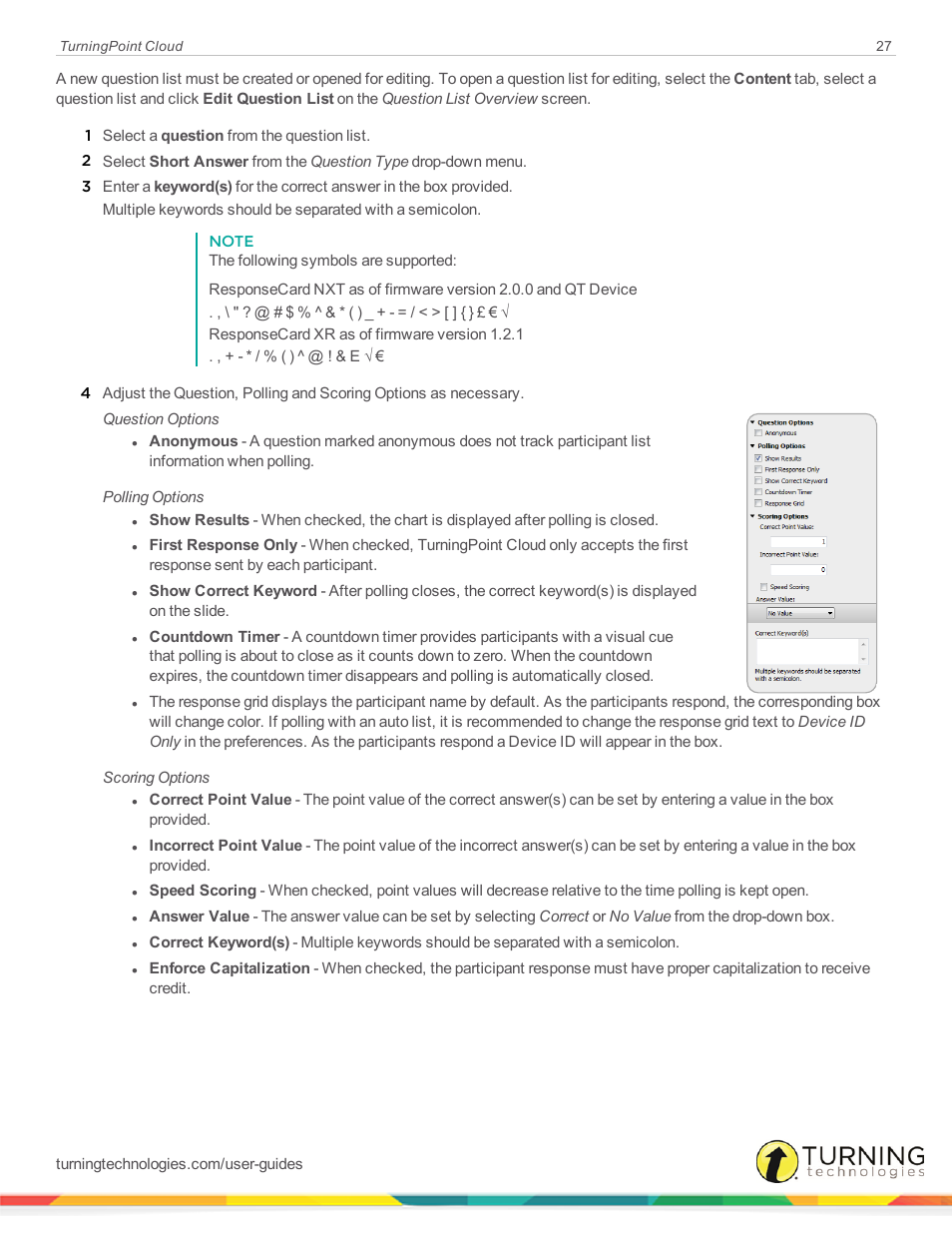 Turning Technologies TurningPoint Cloud User Manual | Page 27 / 161