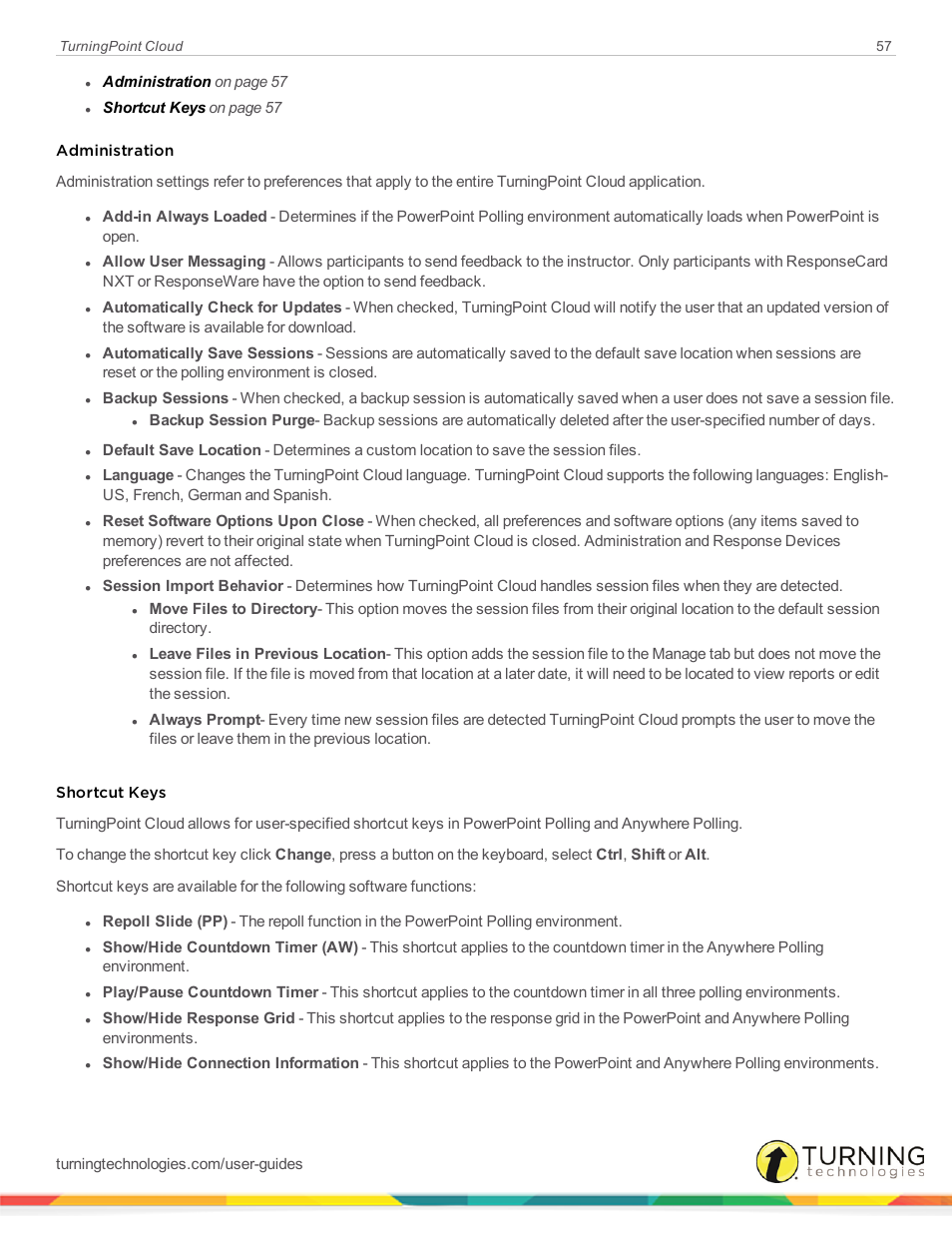 Turning Technologies TurningPoint Cloud User Manual | Page 57 / 161