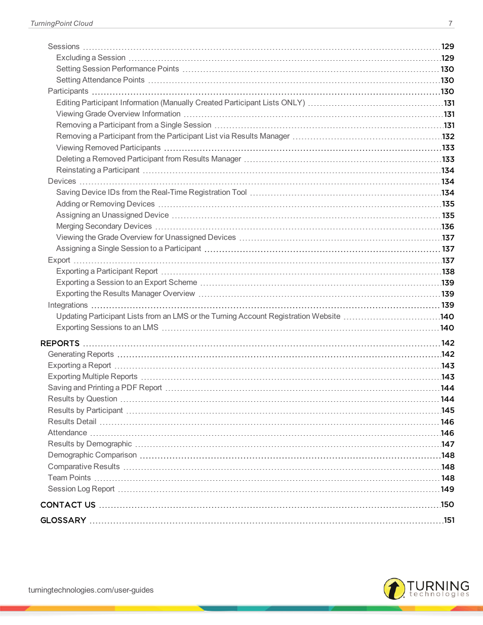 Turning Technologies TurningPoint Cloud User Manual | Page 7 / 161