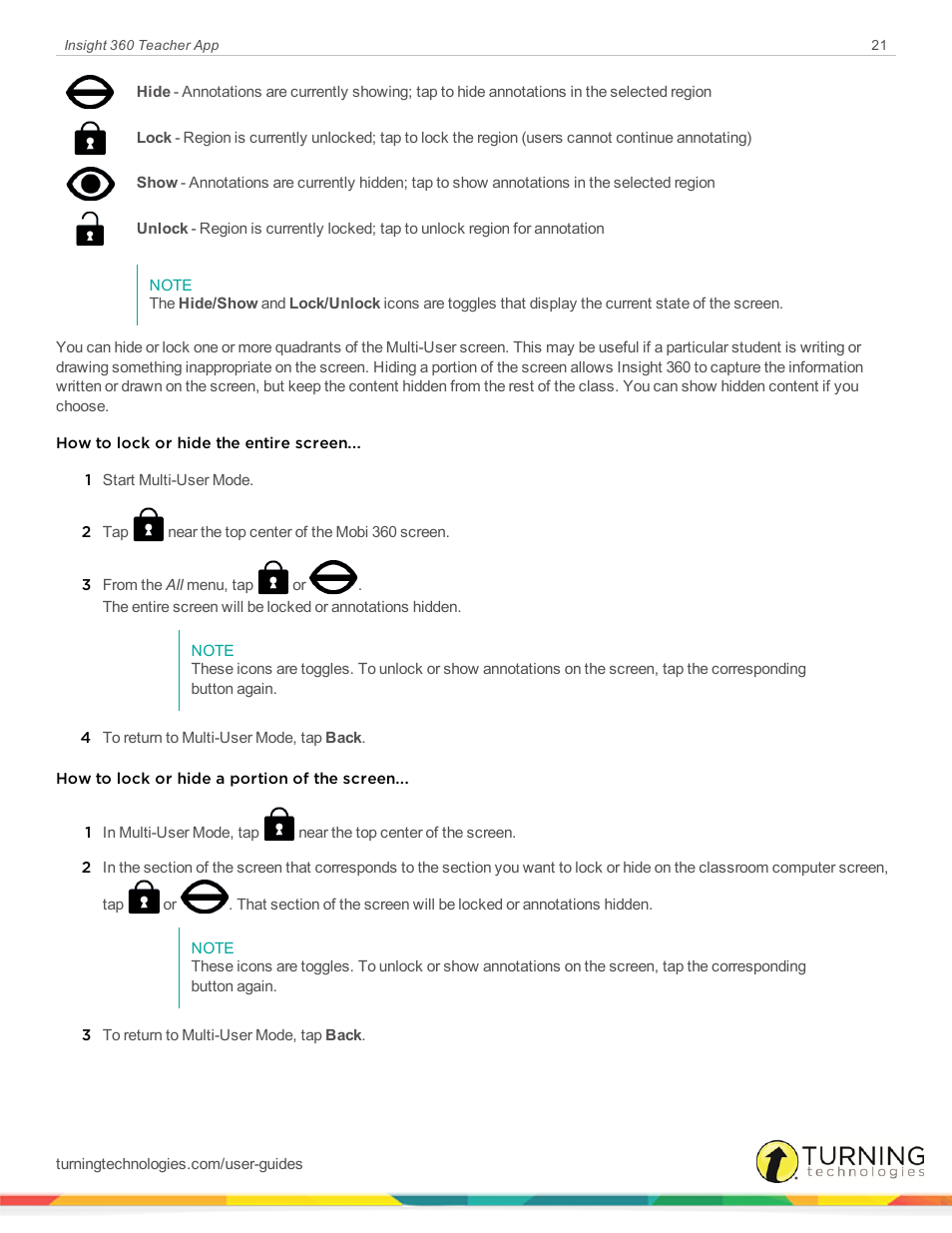 Turning Technologies Insight 360 Cloud User Manual | Page 21 / 26