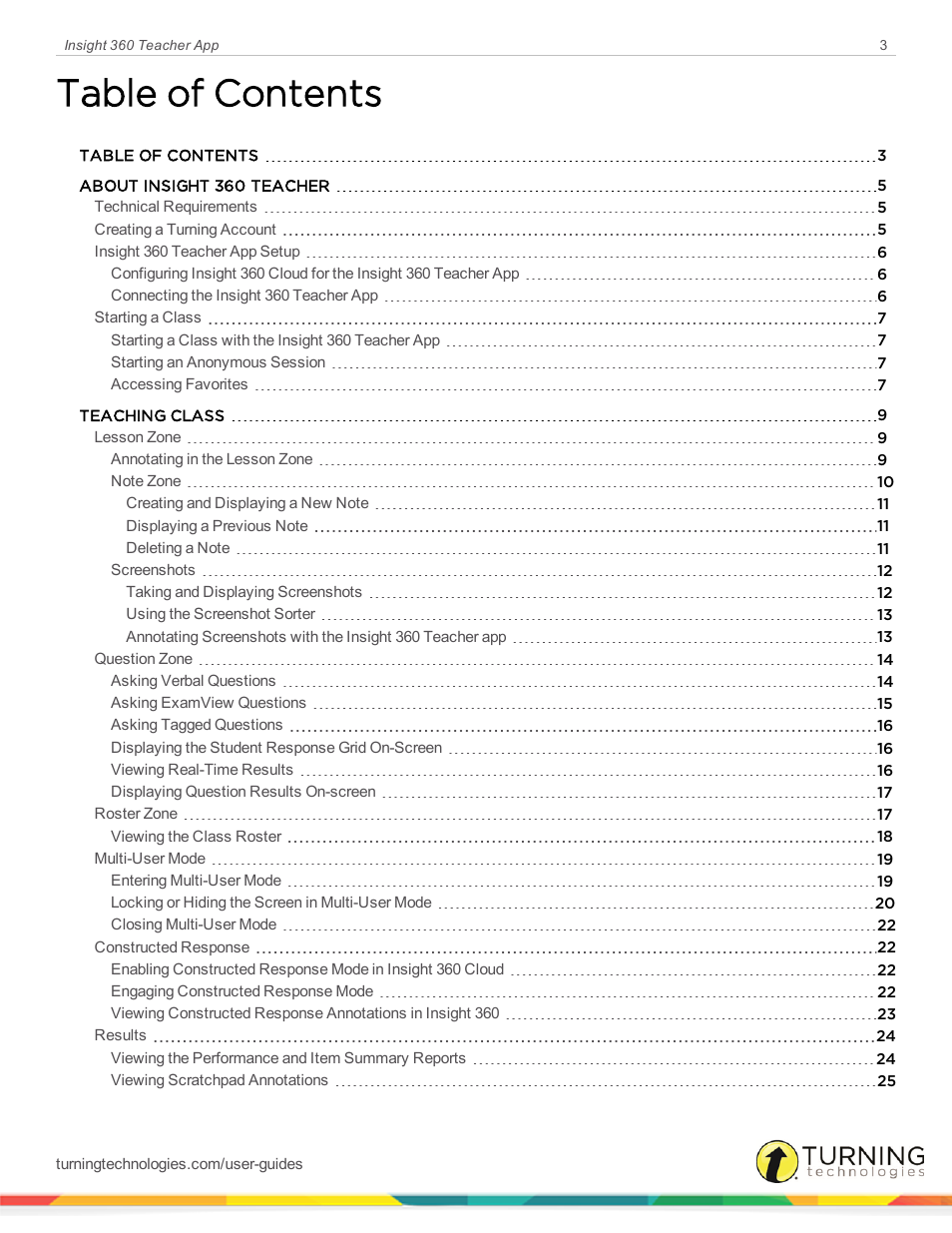 Turning Technologies Insight 360 Cloud User Manual | Page 3 / 26